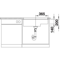 Кухонна мийка Blanco SUBLINE 700-U Level (523547) кава