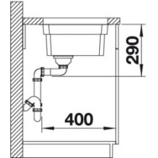 Кухонна мийка Blanco ETAGON 500-U (522236) кава