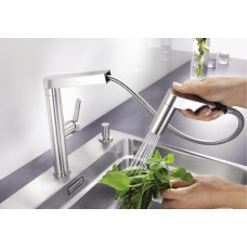 Кухонний змішувач Blanco PANERA (521547) нержавіюча сталь