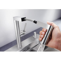 Кухонний змішувач Blanco PANERA (521547) нержавіюча сталь