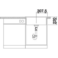 Кухонна мийка Blanco PLEON 6 (521688) кава