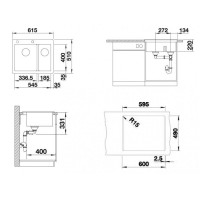 Кухонна мийка Blanco PLEON 6 Split (521689) антрацит