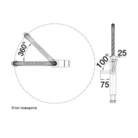 Кухонний змішувач Blanco CULINA-S (517598) нерж. сталь