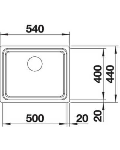 Кухонна мийка Blanco ETAGON 500-IF (521840)